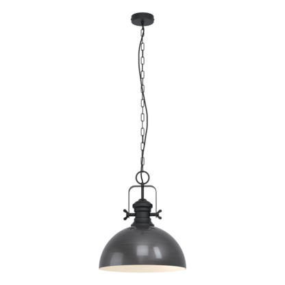 Lampa wisząca COMBWICH EGLO styl industrialny stal czarny 43052