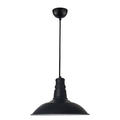 Lampa wisząca CONSUELA CANDELLUX 26 1X60W E27 styl minimalistyczny stal lakierowana czarny 31-57617