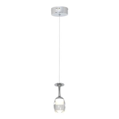 Lampa wisząca COPPA MILAGRO metal akryl chrom ML436