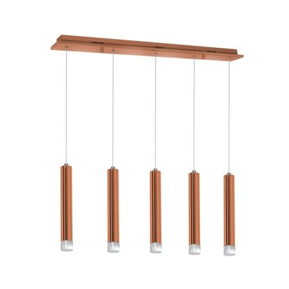 Lampa wisząca COPPER MILAGRO metal akryl miedziany ML986