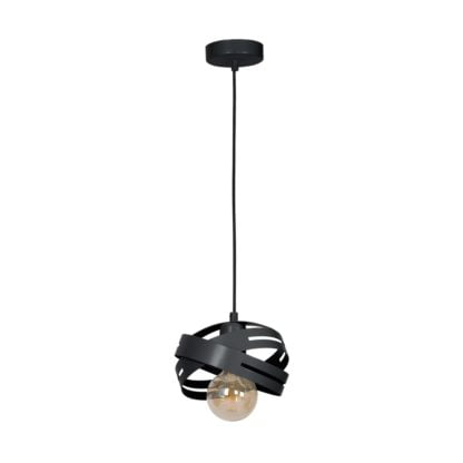 Lampa wisząca CORONA MILAGRO styl designerski metal czarny MLP4783