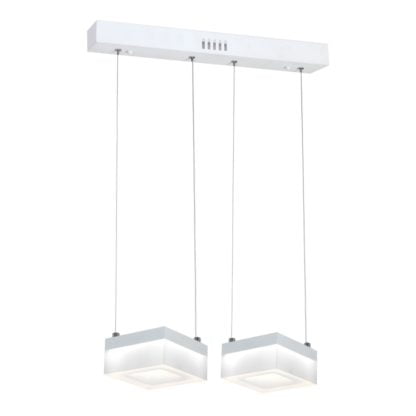 Lampa wisząca CUBO MILAGRO metal akryl biały ML445