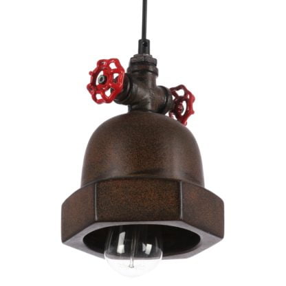 Lampa wisząca Cappo Italux styl industrialny stal lakierowana rdzawy MDM-2836/1 RUST