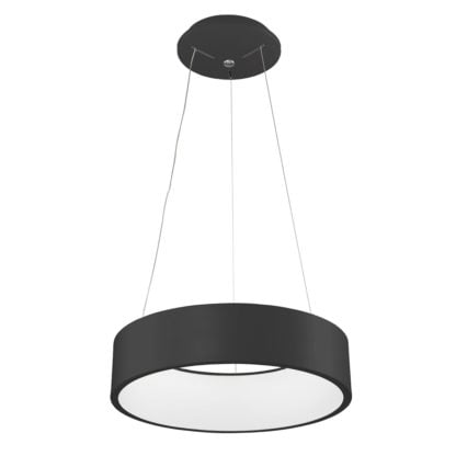 Lampa wisząca Chiara ITALUX styl nowoczesny aluminium akryl czarny 3945-832RP-BK-3