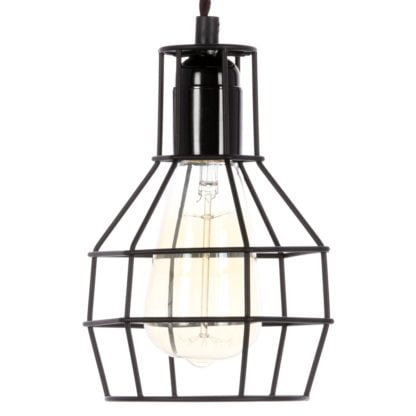 Lampa wisząca Constantin Italux styl rustykalny metal czarny MDM2272-1