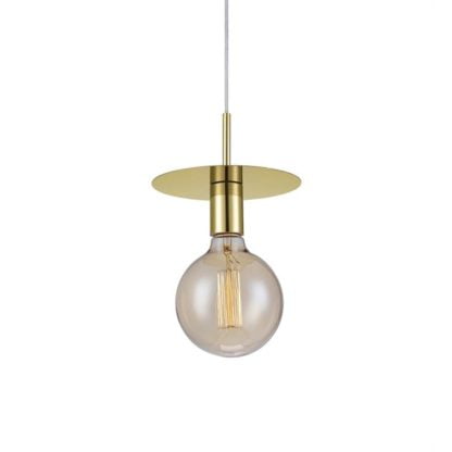 Lampa wisząca DISC MARKSLOJD styl klasyczny metal mosiądz 106150