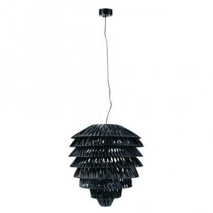 Lampa wisząca DORSIA MARKSLOJD styl nowoczesny metal tkanina czarny 107804