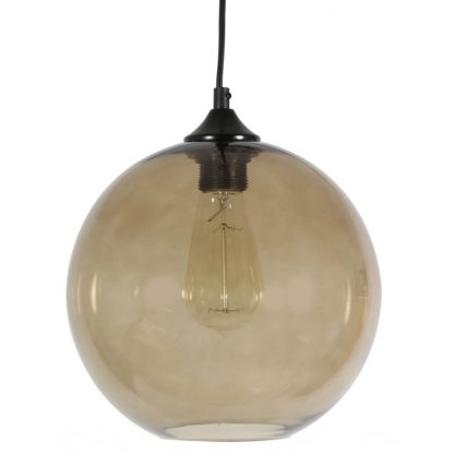 Lampa wisząca EDISON CANDELLUX 25 1X60W E27 brazowy 31-28259