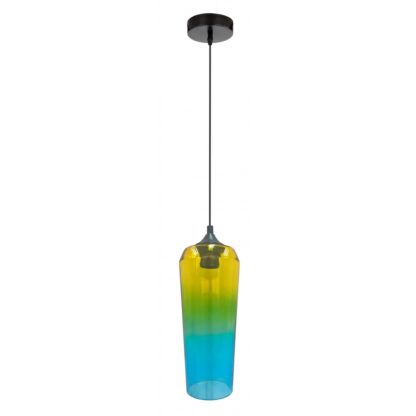 Lampa wisząca EOL CANDELLUX 1X60W E27 żółty zielony 31-51844