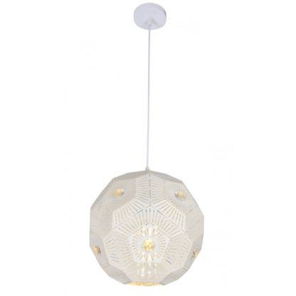 Lampa wisząca EUPHORIA CANDELLUX 1X40W E27 biały 31-69689