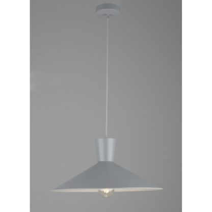 Lampa wisząca Elista LEDEA styl skandynawski metal szary 50101246