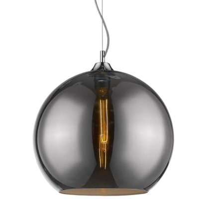 Lampa wisząca Fixio Italux styl nowoczesny szkło metal