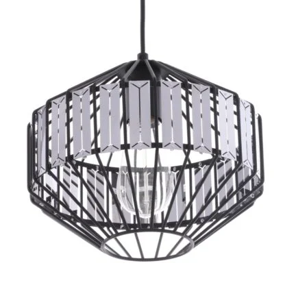 Lampa wisząca Formo Italux styl nowoczesny metal czarny MDM-2717/1S B BK