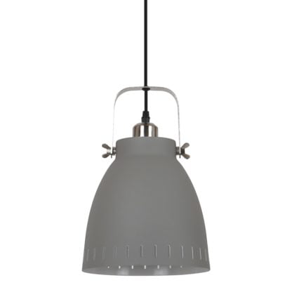 Lampa wisząca Franklin Italux styl industrialny skandynawski stal