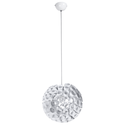 Lampa wisząca HERA ELEM styl nowoczesny biały metal 5157/1 WP