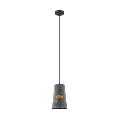 Lampa wisząca HONEYBOURNE EGLO styl klasyczny stal szary 43107