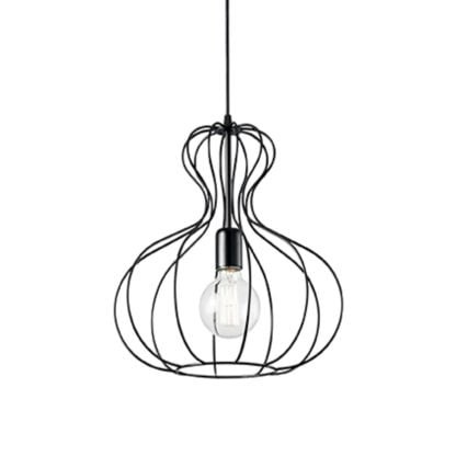 Lampa wisząca IDEALLUX AMPOLLA-1 SP1 NERO styl nowoczesny