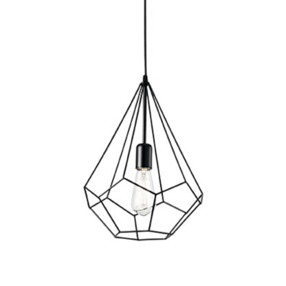 Lampa wisząca IDEALLUX AMPOLLA-3 SP1 NERO styl nowoczesny