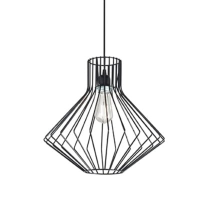 Lampa wisząca IDEALLUX AMPOLLA-4 SP1 NERO styl nowoczesny