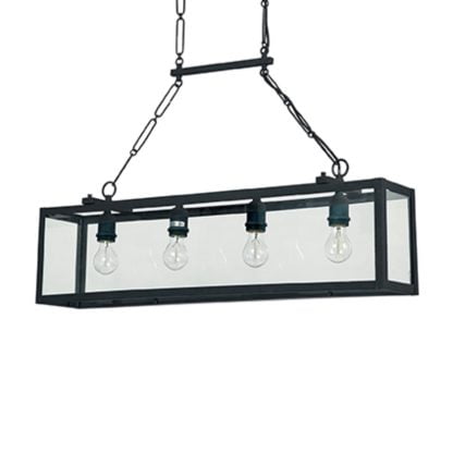 Lampa wisząca IDEALLUX IGOR SP4 NERO styl nowoczesny metal