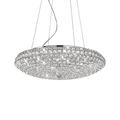 Lampa wisząca IDEALLUX KING styl glamour metal