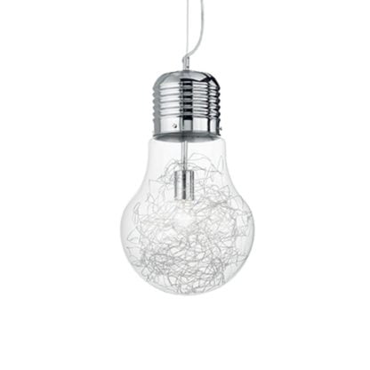 Lampa wisząca IDEALLUX LUCE MAX styl nowoczesny chrom