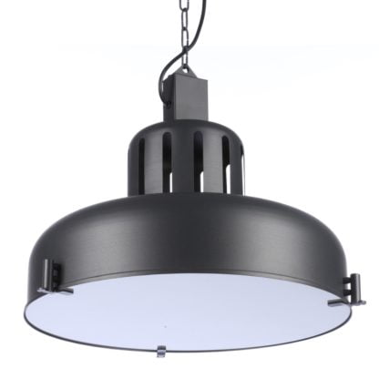 Lampa wisząca INDUSTRIAL I Nowodvorski styl industrialny stal lakierowana szkło