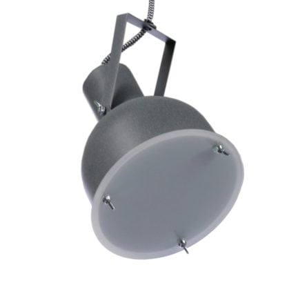 Lampa wisząca INDUSTRIAL concrete I NOWODVORSKI styl industrialny stal lakierowana szkło szary 5647