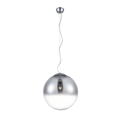 Lampa wisząca Iris 40 styl designerski metal szkło chrom AZ3107