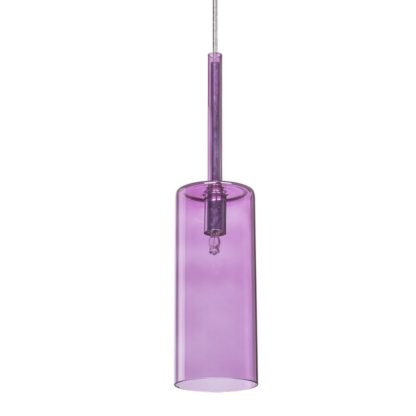Lampa wisząca JESS NOWODVORSKI styl nowocesny szkło fioletowy 5774