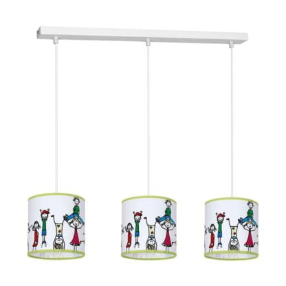 Lampa wisząca KIDS 3 MILAGRO metal tworzywo sztuczne wielokolorowy MLP4302