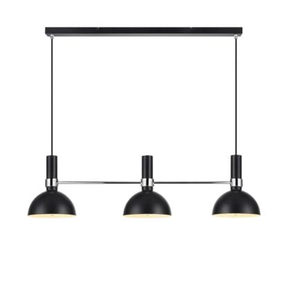 Lampa wisząca LARRY pendant 3L black/brass Markslojd metal czarny 106855