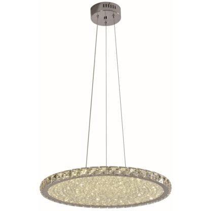 Lampa wisząca LED DECO LIGHT MARBELLA styl glamour / kryształ metal