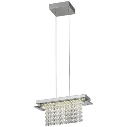 Lampa wisząca LED DECO LIGHT MODENA styl glamour / kryształ metal