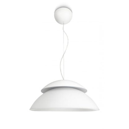 Lampa wisząca LED HUE Beyond Philips styl nowoczesny metal szkło biały 7120031PH