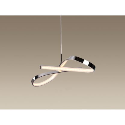 Lampa wisząca LED INFINITY Maxlight styl glamour kryształ metal akryl