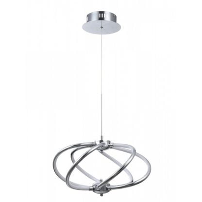 Lampa wisząca LED Maytoni Venus styl designerski stal nierdzewna chrom