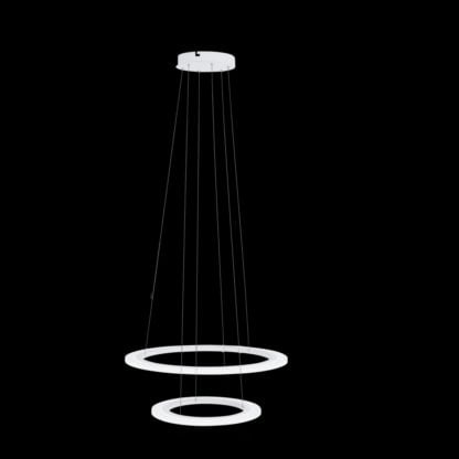 Lampa wisząca LED PENAFORTE IIA Eglo styl nowoczesny aluminium tworzywo sztuczne biały 39273