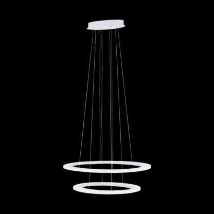 Lampa wisząca LED PENAFORTE IIB Eglo styl nowoczesny aluminium tworzywo sztuczne biały 39307