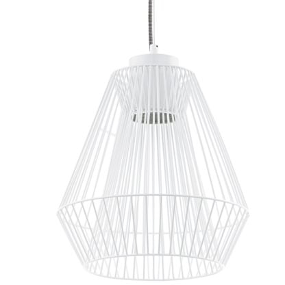 Lampa wisząca LED PIASTRE Eglo styl industrialny stal nierdzewna