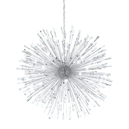Lampa wisząca LED VIVALDO 32 Eglo styl glamour kryształ kryształ stal szlachetna