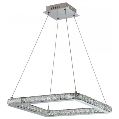 Lampa wisząca LORDS CANDELLUX 24W LED CHROM 31-34854