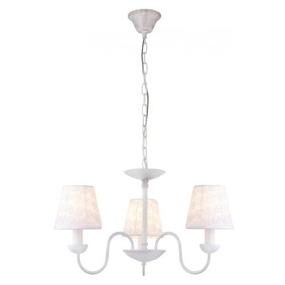 Lampa wisząca LORI CANDELLUX 3X40W E14 biały 33-43788