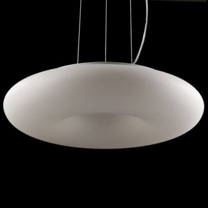 Lampa wisząca Level Italux styl nowoczesny metal szkło biały chrom 5057-LP