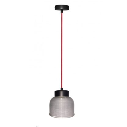 Lampa wisząca Liverpool S LEDEA styl klasyczny szkło przeźroczysty 50101287