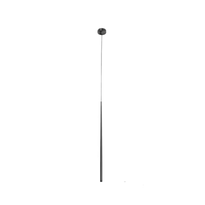 Lampa wisząca Louise styl minimalistyczny metal akryl czarny AZ3155