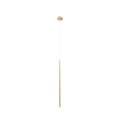 Lampa wisząca Louise styl minimalistyczny metal akryl złoty AZ3156