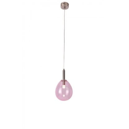 Lampa wisząca Lukka LEDEA styl nowoczesny szkło różowy 50133209