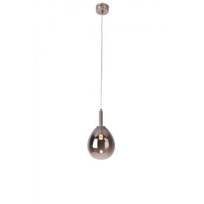 Lampa wisząca Lukka LEDEA styl nowoczesny szkło srebrny 50133211