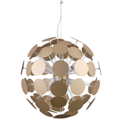 Lampa wisząca Mailone ITALUX styl designerski metal biały złoty AD20180/6D GD